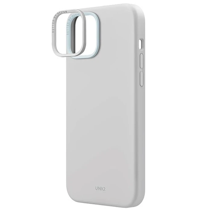 UNIQ Lino Hue Apple iPhone 15 MagClick Charging chalk grey