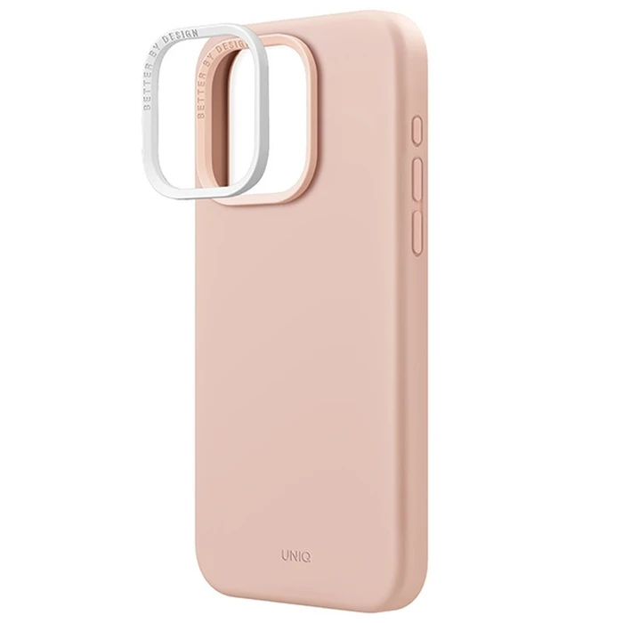 UNIQ Lino Hue Apple iPhone 15 Pro Max MagClick Charging blush pink