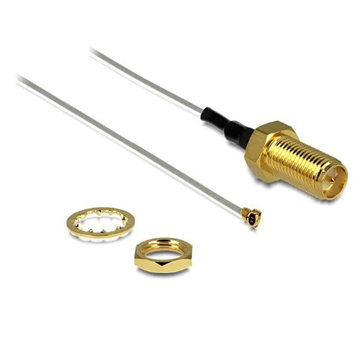 Καλώδιο Δικτύου Delock I-PEX -> RP-SMA St/Bu 0.20m