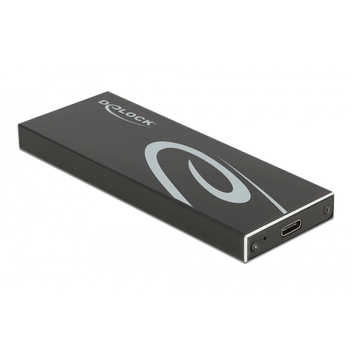 Θήκη Για Σκληρούς Δίσκους Μ.2 Delock key B SSD 42003, Type-C, USB3.2 10Gbps, μαύρη