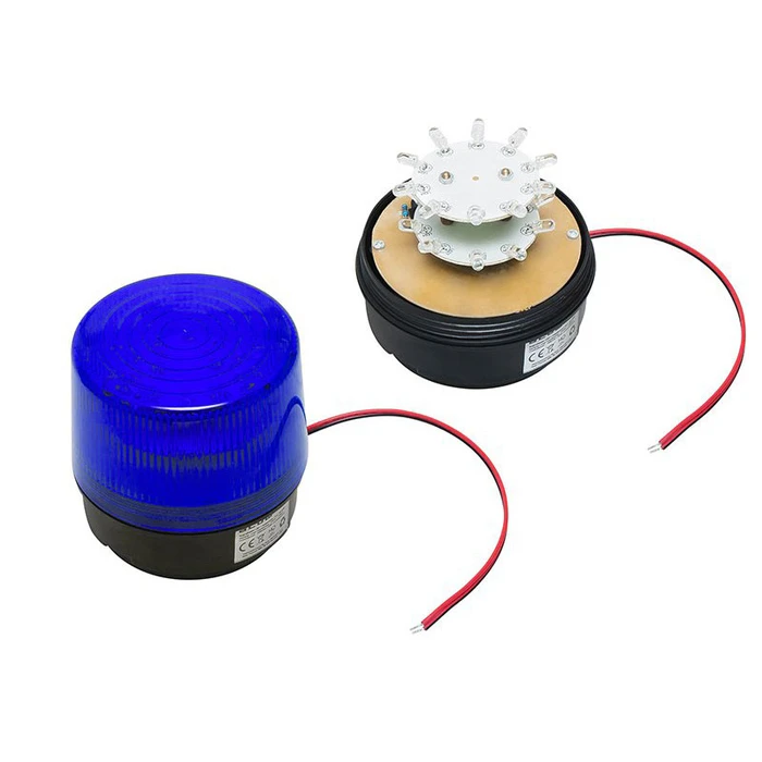 Strobe Αυτοκινήτου Blow 12V Μπλε LED Μαγνητικό 100mm