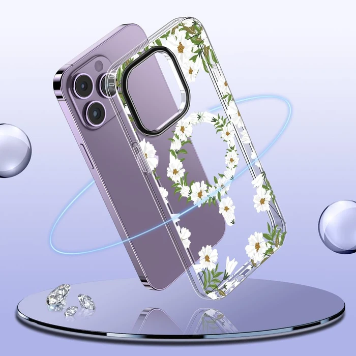 Tech-Protect MagMood MagSafe Apple iPhone 15 Pro Spring Daisy