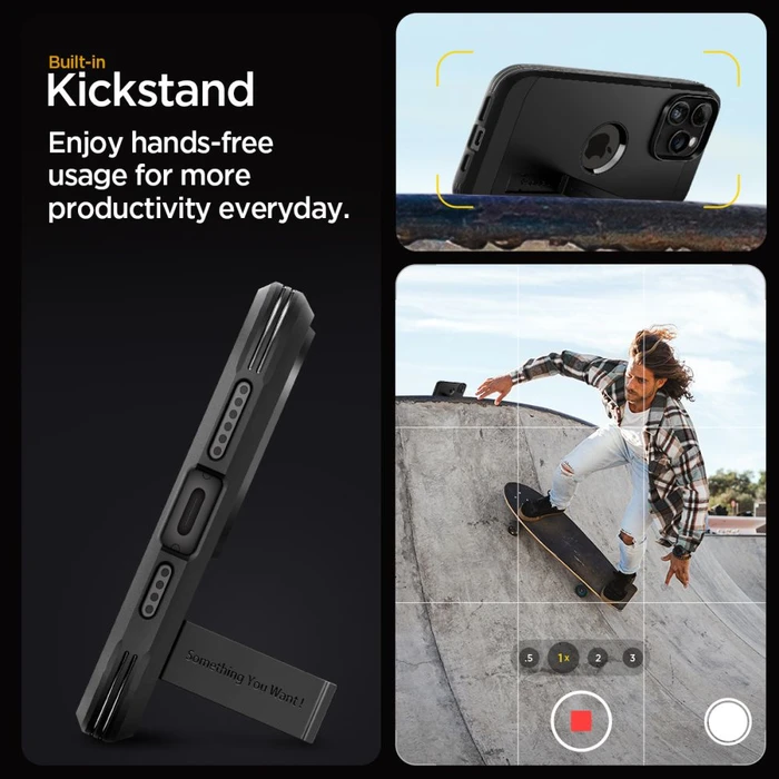 Spigen Tough Armor Mag MagSafe Apple iPhone 15 Pro Max Black