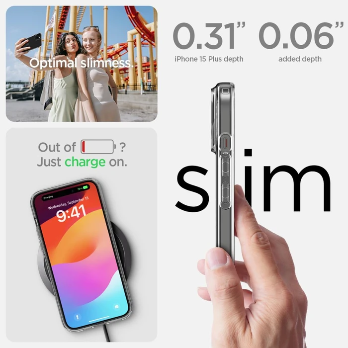 Spigen Liquid Crystal Apple iPhone 15 Plus / 14 Plus Crystal Clear