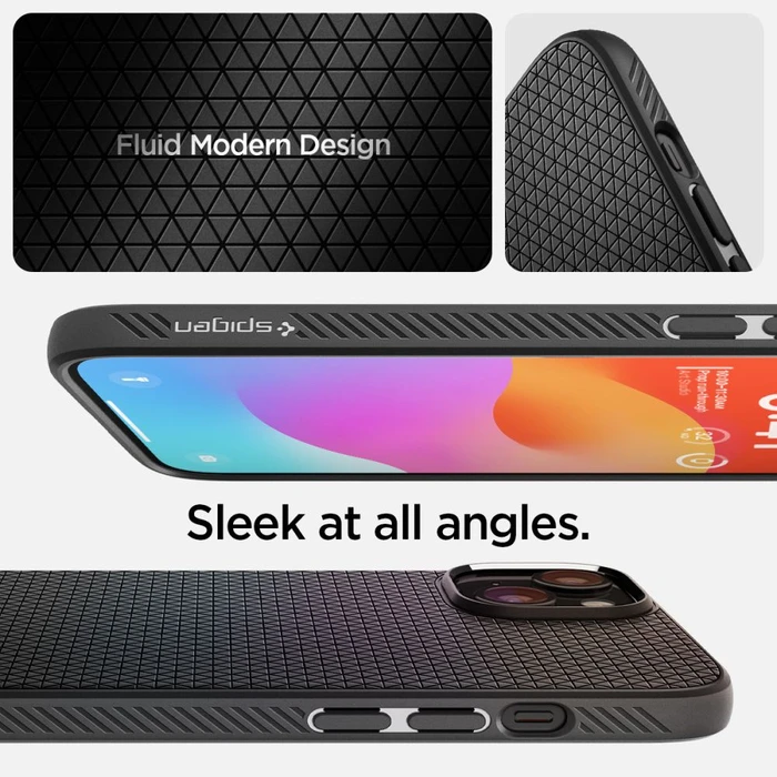 Spigen Liquid Air Apple iPhone 15 Plus / 14 Plus Matte Black