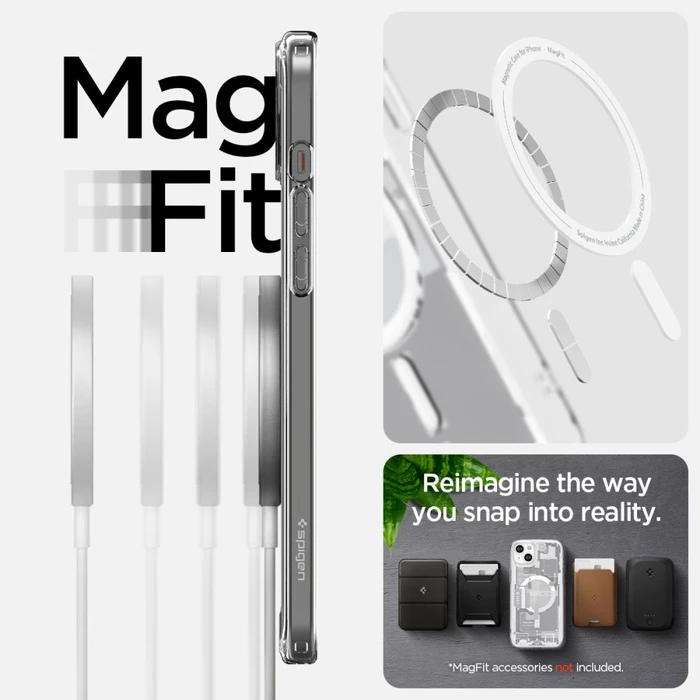 Spigen Ultra Hybrid Mag MagSafe Apple iPhone 15 Plus / 14 Plus Zero One White