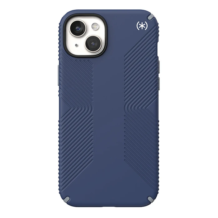 Speck Presidio2 Grip MagSafe Apple iPhone 15 Plus / 14 Plus (Coastal Blue/Dustgrey/White)