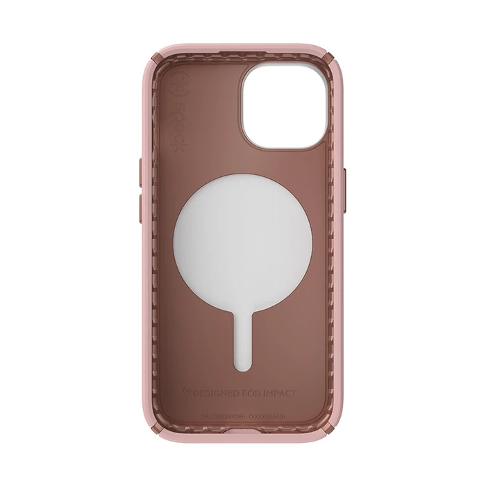 Speck Presidio2 Pro MagSafe Apple iPhone 15 (Dahlia Pink/Rose Copper/White)
