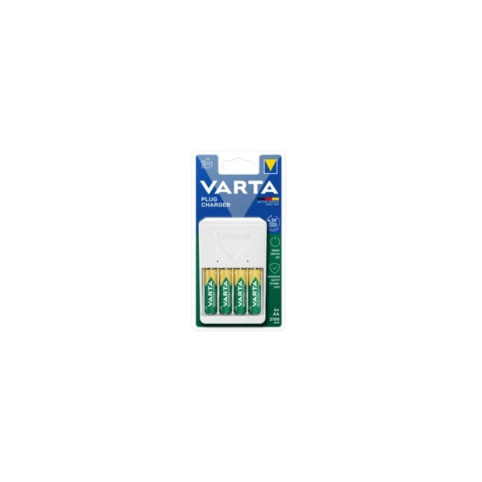 Varta Charger for 4 Ni-MH AA Batteries, White
