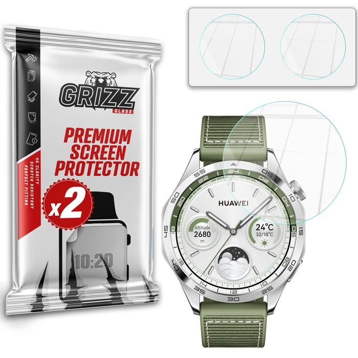 GrizzGlass HybridGlass Huawei Watch GT 4 46mm