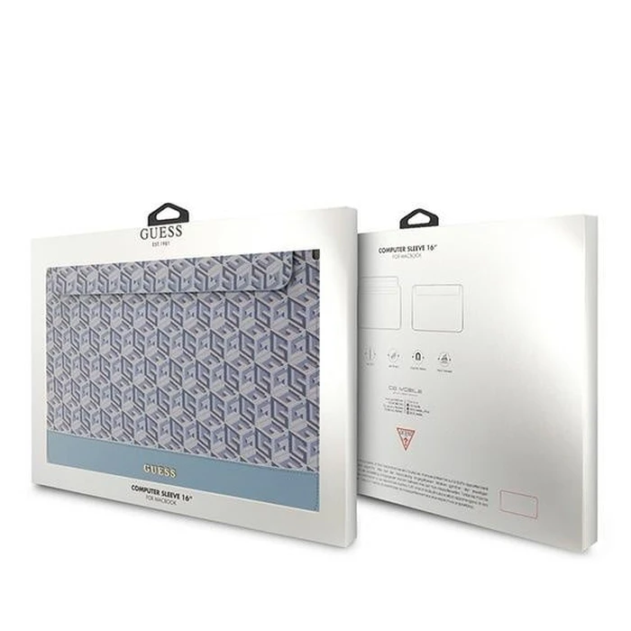 Guess Sleeve GUCS16HGCFSEB laptops up to 16 inch GCube Stripes blue