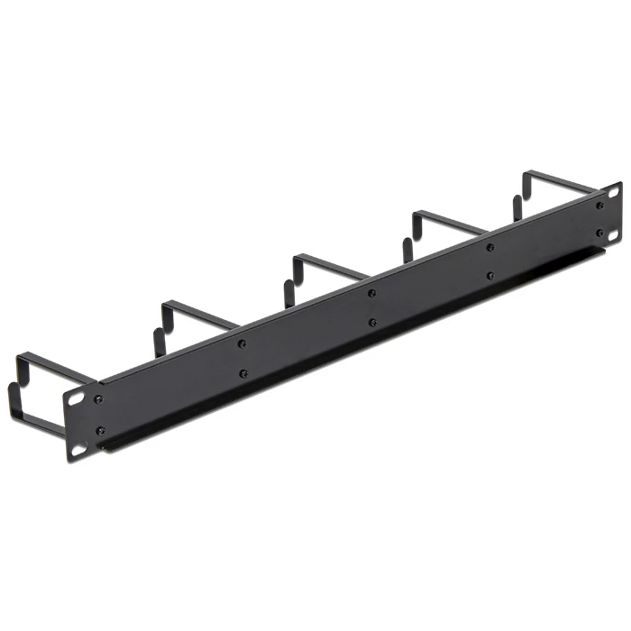 Αξεσουάρ Rack Delock cable management 42496 για rack 19"/1U, 5x γάντζοι, μαύρο