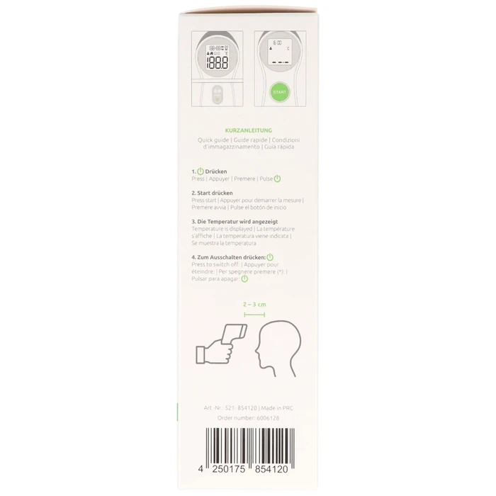 Θερμόμετρο Μετώπου Dr. Senst DET-306 Ψηφιακό με Υπέρυθρες.