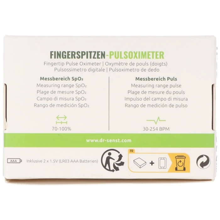 Οξύμετρο Dr. Senst YK-80B Ψηφιακό Παλμικό Δακτύλου