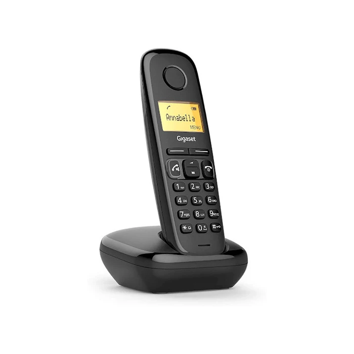 Gigaset Cordless Phone A270 Black Amber