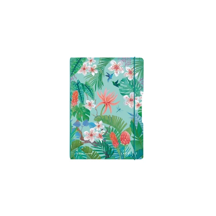 Herlitz Σημειωματάριο my.book Flex PP A4, 40 τετράγωνα + 40 γραμμωτά (Ladylike Jungle)