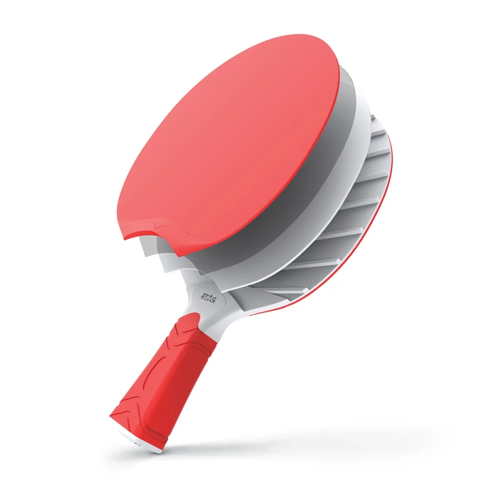Ρακέτα Ping Pong Εξωτερικού Χώρου Stag Halo Κόκκινη