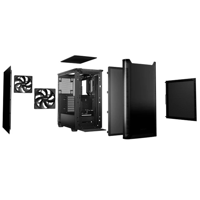 be quiet! Pure Base 501 Midi Tower Κουτί Υπολογιστή Μαύρο