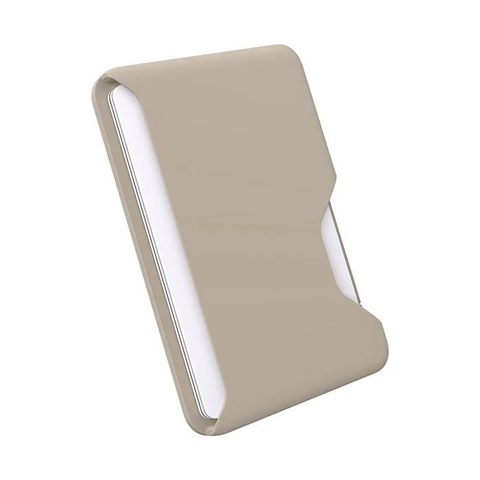 Speck card pocket case with ClickLock function Wallet MagSafe Pale Oak