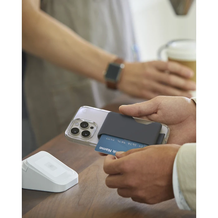 Speck card pocket case with ClickLock function Wallet MagSafe Pale Oak