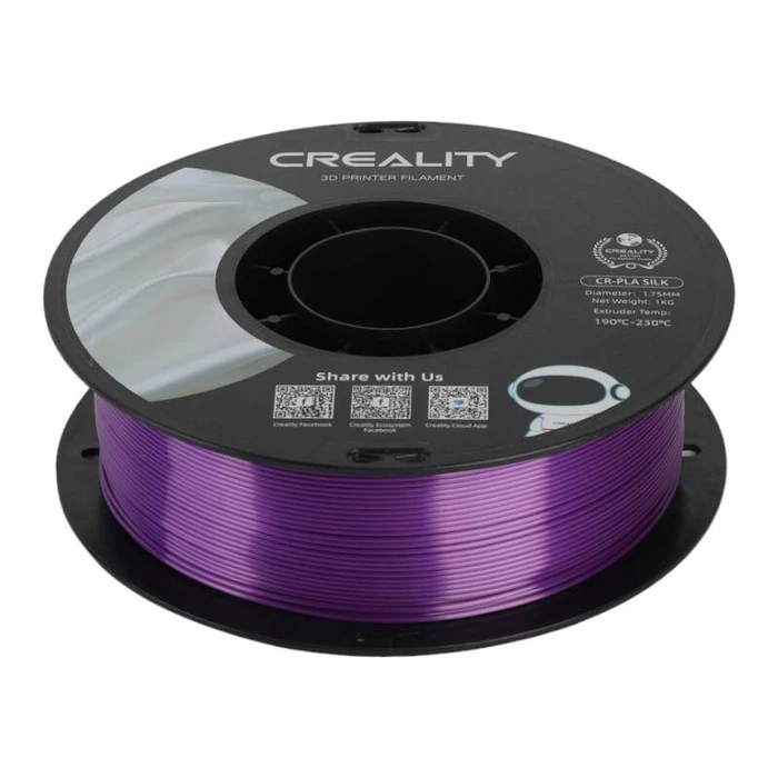 3D Printer Filament CR-Silk PLA Creality (Purple)