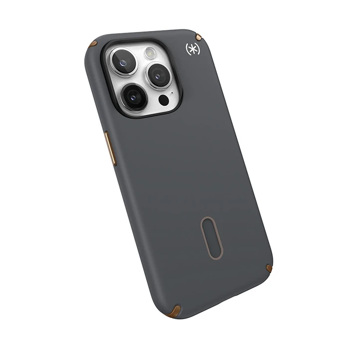 Speck Presidio2 Pro ClickLock & MagSafe Apple iPhone 15 Pro (Charcoal Grey/Cool Bronze)