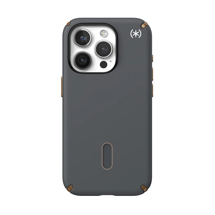 Speck Presidio2 Pro ClickLock & MagSafe Apple iPhone 15 Pro (Charcoal Grey/Cool Bronze)