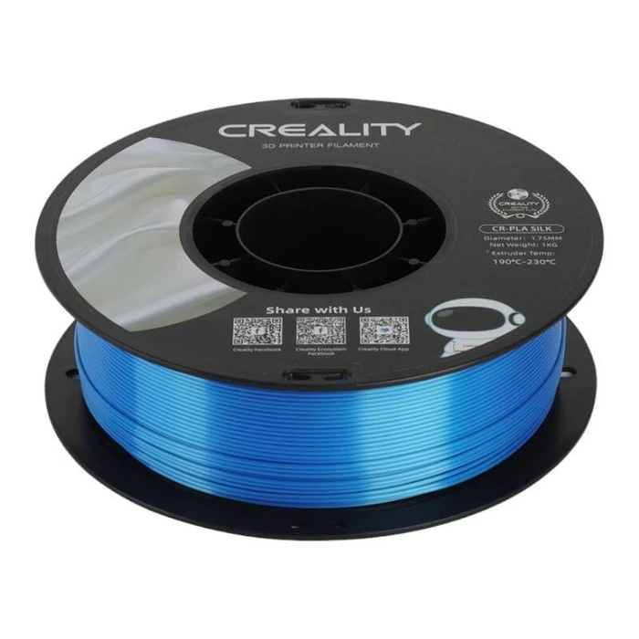 3D Printer Filament CR-Silk PLA Creality (Blue)