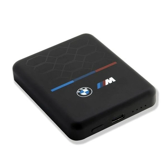 BMW induction powerbank BMPBMS5K22PGVK 15W 5000mAh + USB-C cable M Collection MagSafe black