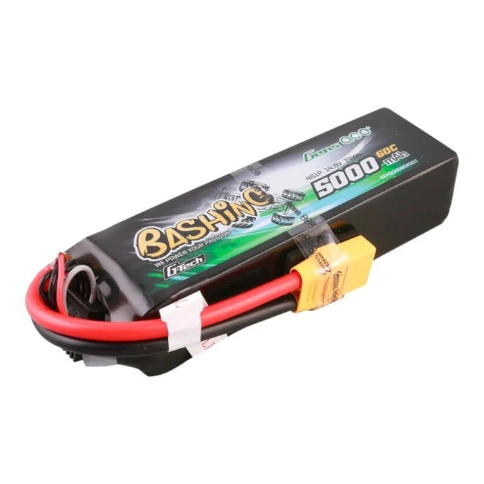 Gens Ace Bashing Li-Po Battery 14.8V 5000mAh 50C 4S XT90 B-50C-5000-4S1P-BASHING