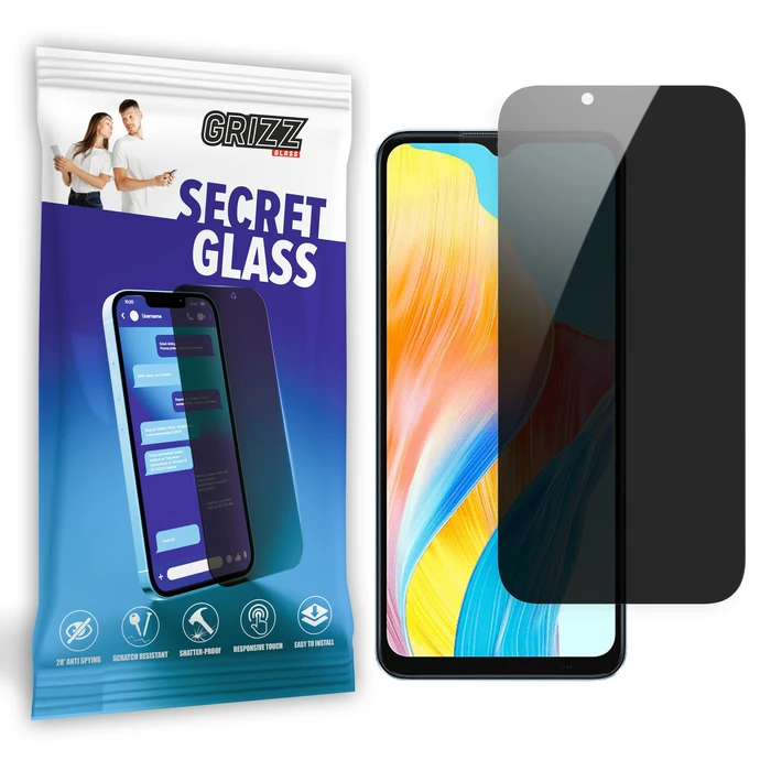 GrizzGlass Matte SecretGlass Oppo A18
