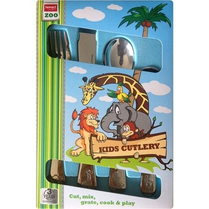 Σετ Μαχαιροπίρουνα Lamart ZOO LT 5005 Children's cutlery set