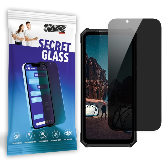 GrizzGlass Matte SecretGlass Ulefone Armor 24