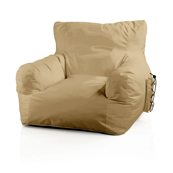 Bean Bag Armchair with Foam, Ecru (Velco) - SKU 42-34672-4