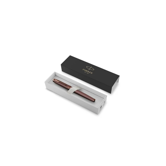PARKER Füller IM Monochrome Burgundy PVD M Μπλε - Σε κουτί δώρου