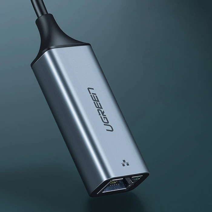 UGREEN USB-C external network adapter / Ethernet RJ45 1Gbps gray