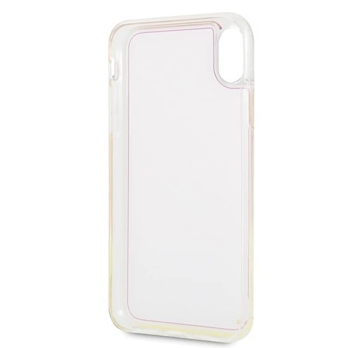 Guess GUHCI65GLCPI iPhone Xs Max pink hard case California Glow in the dark
