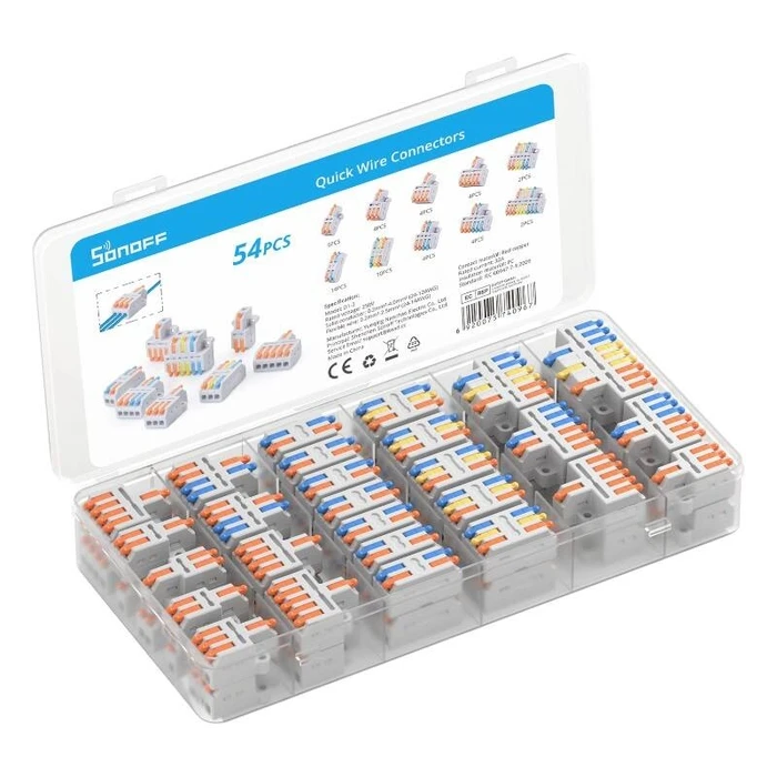 Κλέμες Sonoff Wire Splicing Connector pack (54 pcs)