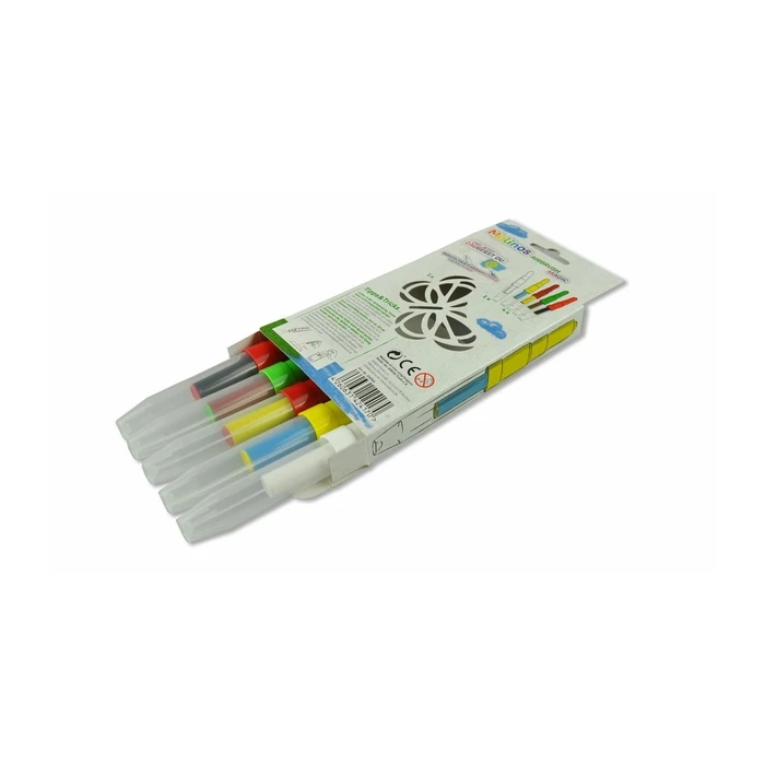 Malinos Airbrush Stifte Magic Butterfly 5 Χρώματα + Στένσιλ