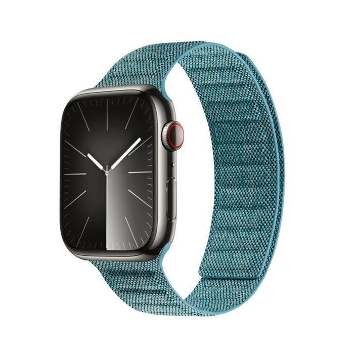 Belt Crong Melange Apple Watch 4/5/6/7/SE/8/9/Ultra 44/45/49mm (turquoise melange)