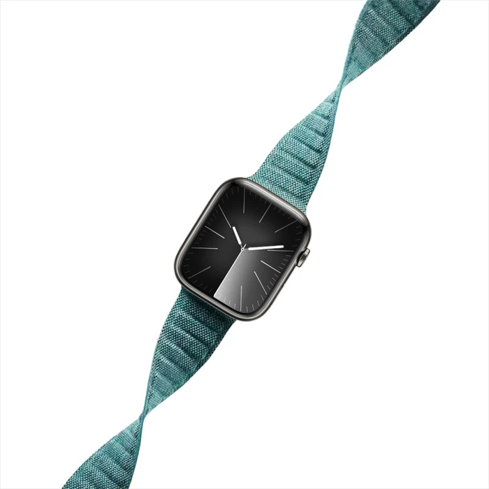 Belt Crong Melange Apple Watch 4/5/6/7/SE/8/9/Ultra 44/45/49mm (turquoise melange)