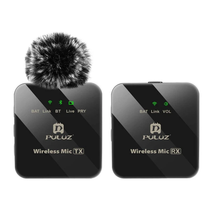 Μικρόφωνο Puluz Wireless Lavalier 1 TX + 1 RX