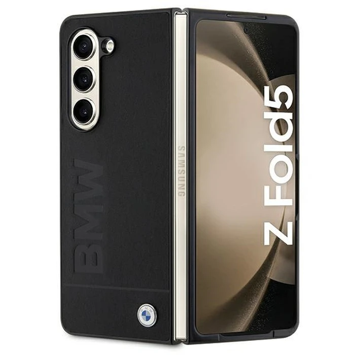 BMW BMHCZFD5SLLBK Samsung Galaxy Z Fold5 hardcase Signature Logo Imprint black