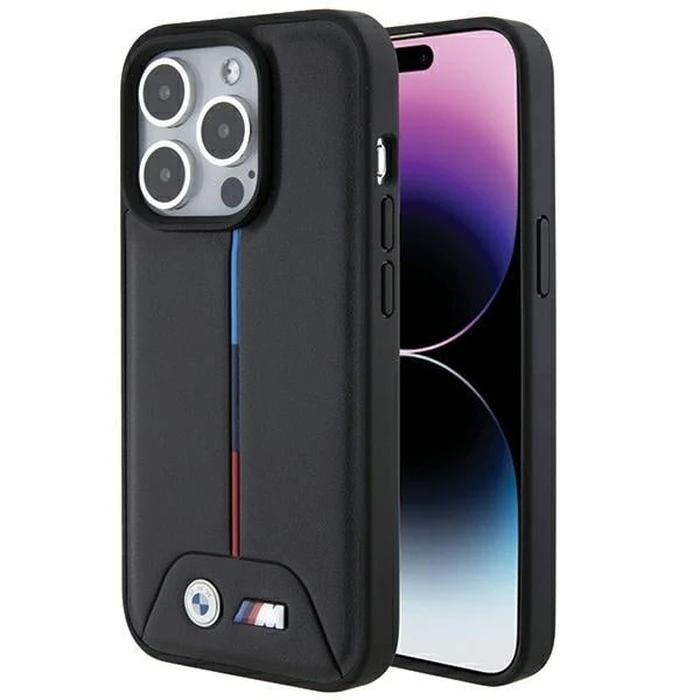 BMW BMHCP15L22PVTK Apple iPhone 15 Pro hardcase Quilted Tricolor black