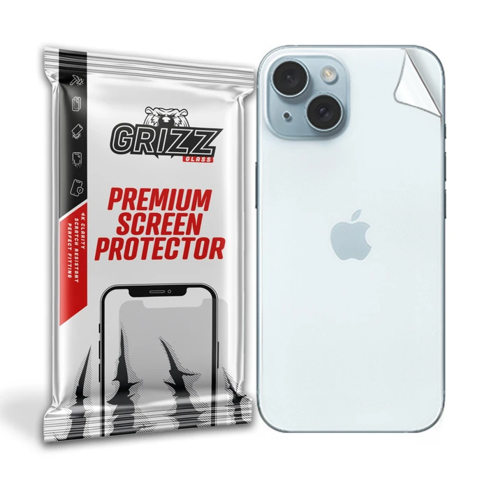 GrizzGlass SatinSkin for Apple iPhone 15 Plus