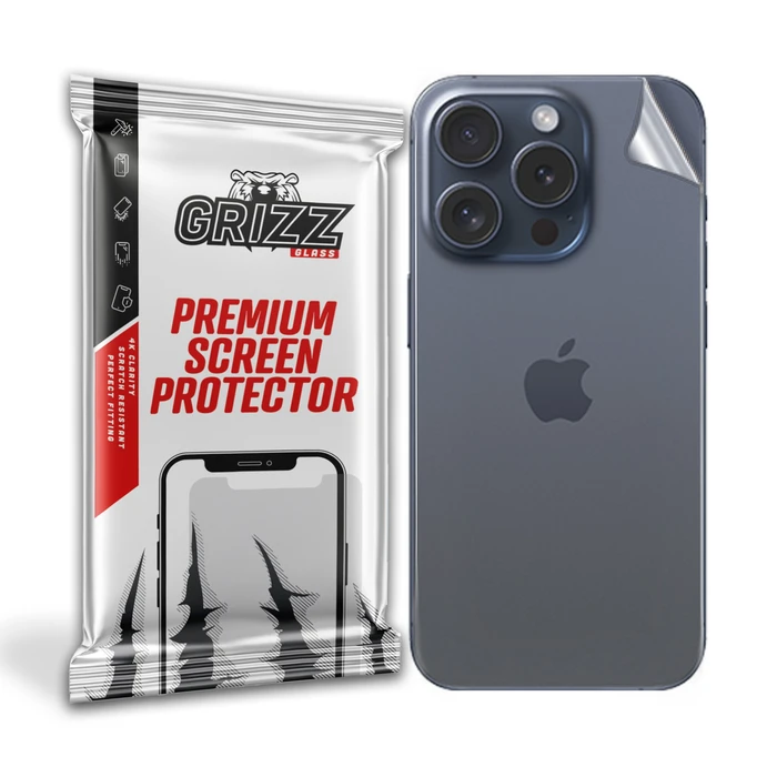 GrizzGlass SatinSkin for Apple iPhone 15 Pro