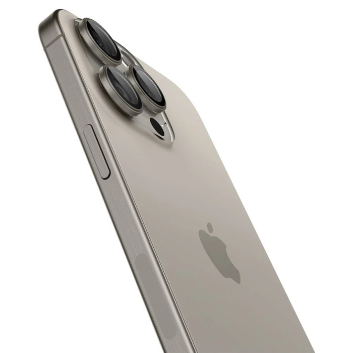 Spigen Optik.TR EZ Fit Camera Protector Apple iPhone 14 Pro / Max / 15 Pro / Max / 16 Pro / Max / 17 Pro / Max Natural Titanium [2 PACK]