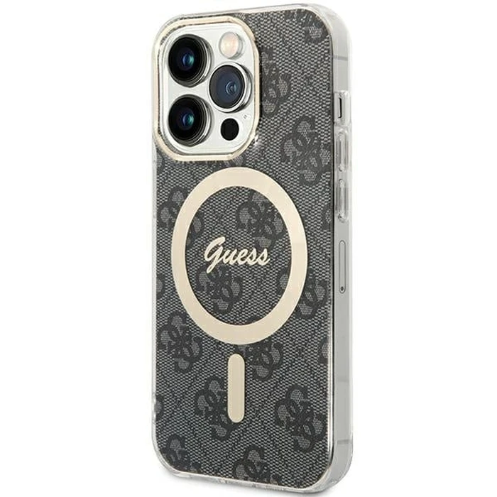Guess GUHMP15LH4STK Apple iPhone 15 Pro hardcase IML 4G MagSafe black