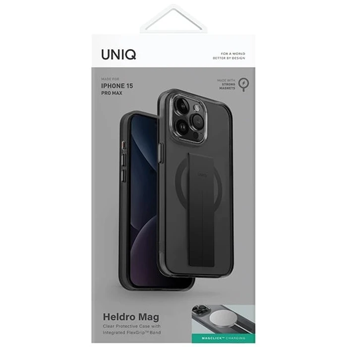 UNIQ Heldro Mag Apple iPhone 15 Pro Max Magclick Charging vapour smoke