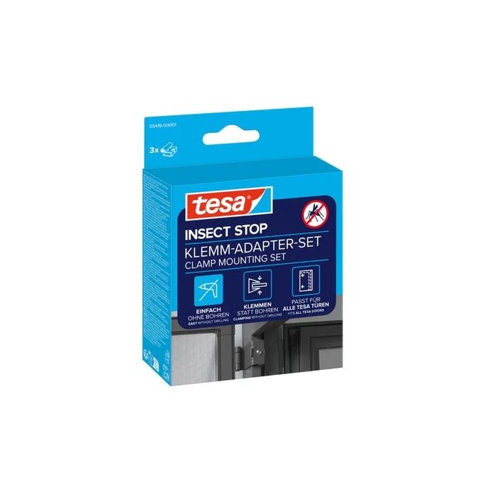 tesa Insect Screen Adapter Set for FALT Door 55415 (anthracite)